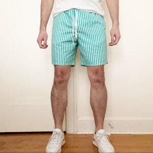 Goodfellow & Co 7” Stripe Swim Shorts Men’s Size Small
